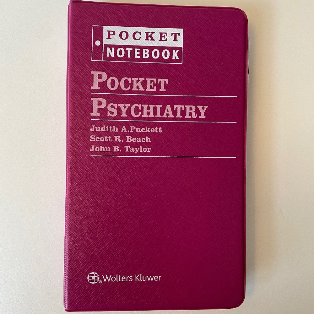 Pocket Medicine Notebook - Psychiatry